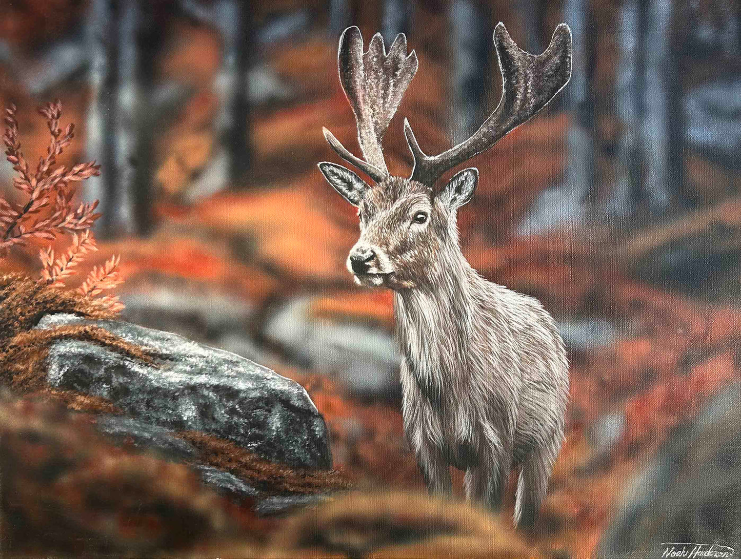 Crisp Autumn Morning Original Painting