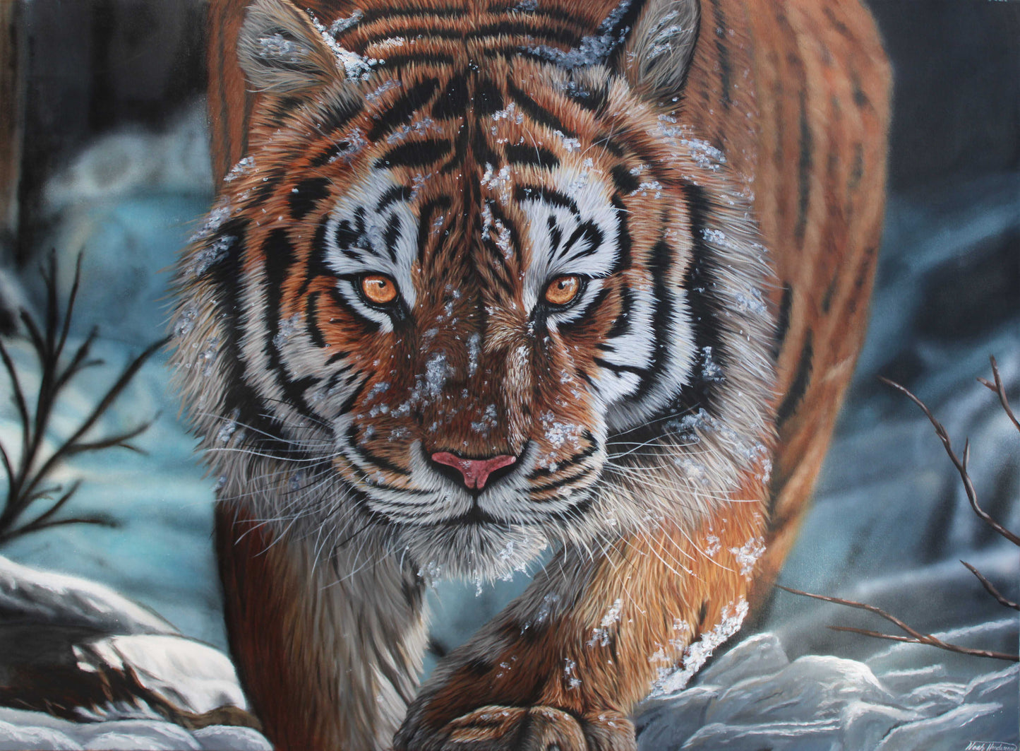 "Solemn Tigris Altaica" Original Painting