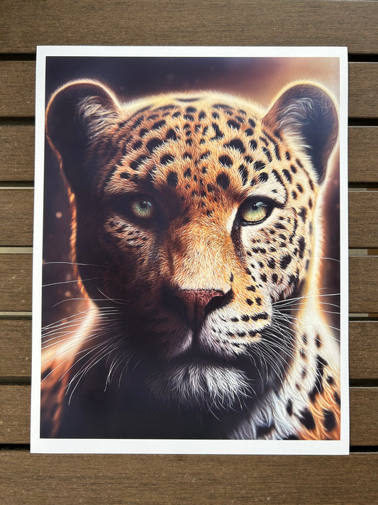 “Light of the Leopard” Print