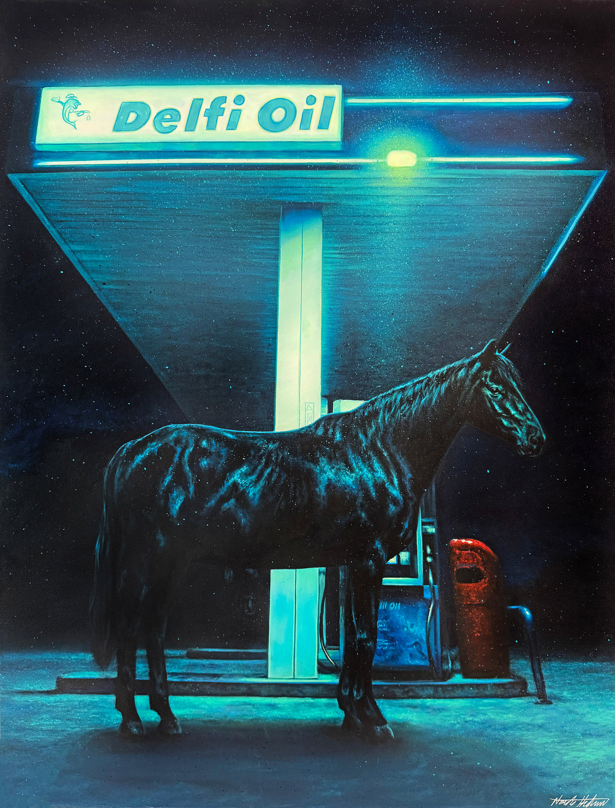 "Midnight Fuel" Original Painting