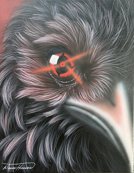 Itachi's Crow Original Painting