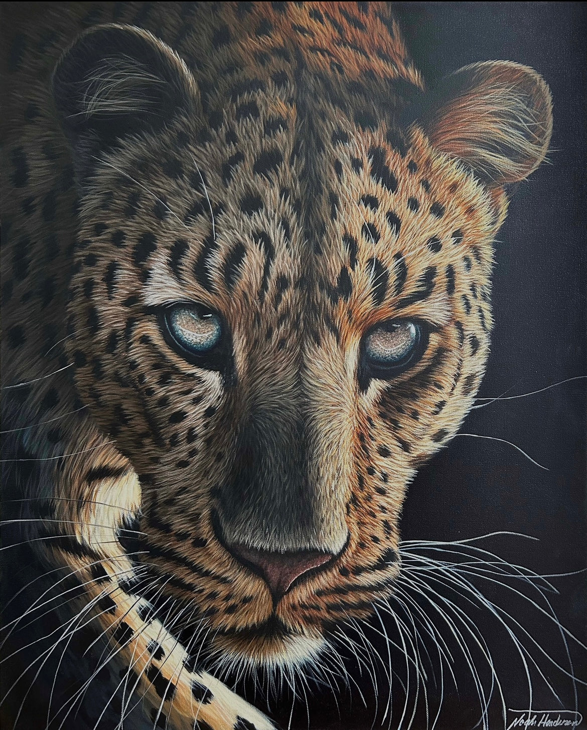 "Glare of the Leopard" Original Painting