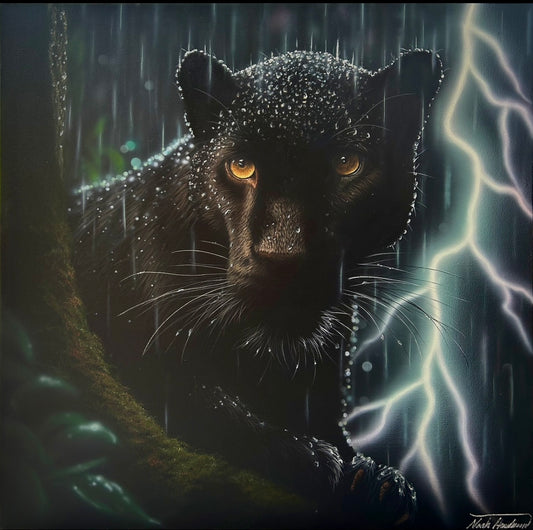 "Panthera Fulgur" Original Painting