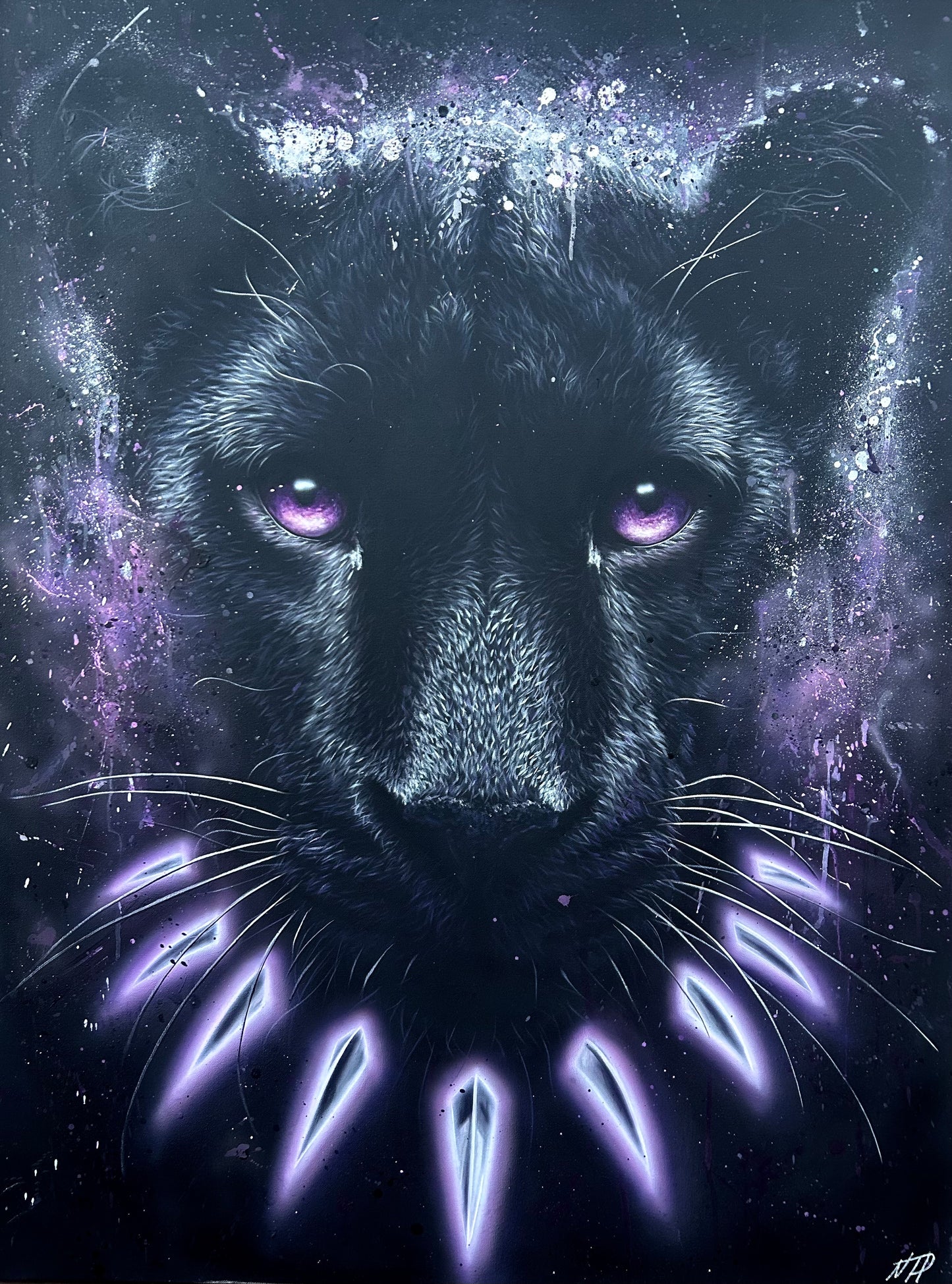 “The Black Panther” Original Painting