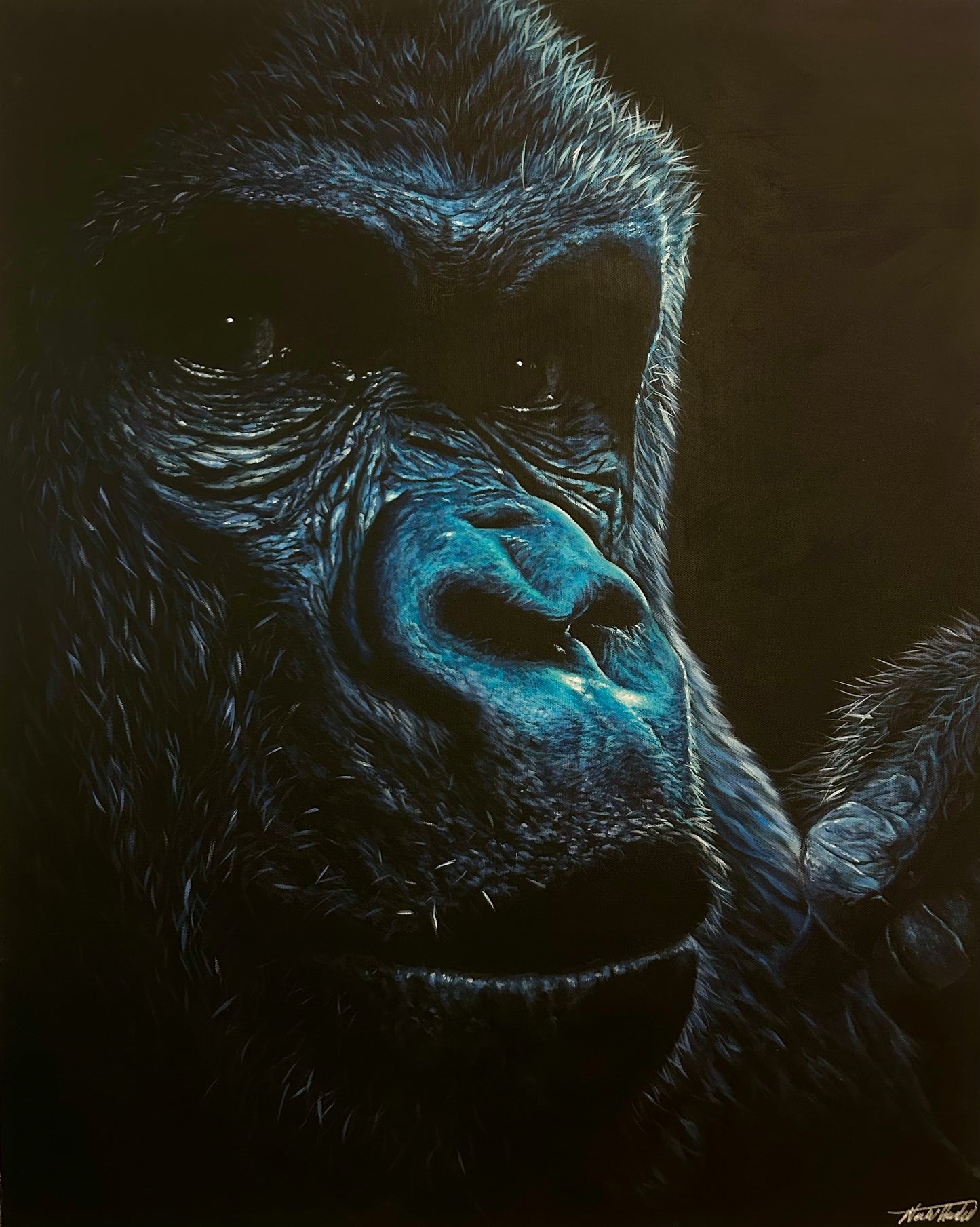 “Glare of the Gorilla” Original Painting