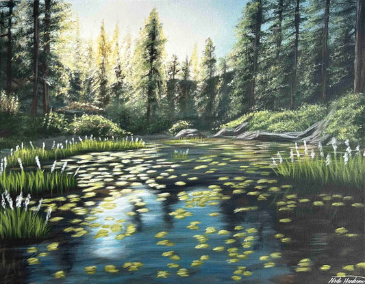 Peace at the Pond Original Painting
